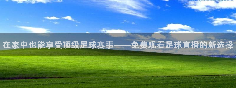 新球足球直播：在家中也能享受顶级足球赛事——免费观看足球直播的新选择