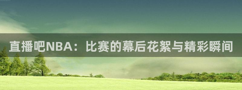 新球体育足球即时比分：直播吧NBA：比赛的幕后花絮与精彩瞬间