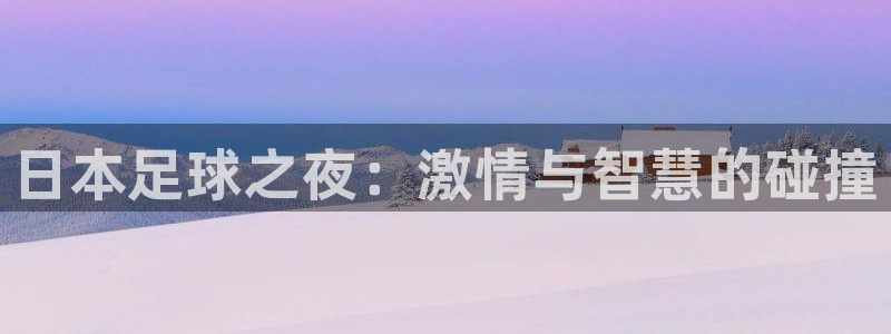 日本足球之夜：激情与智慧的碰撞
